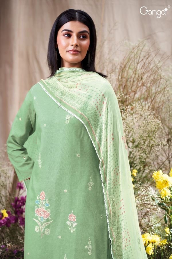 Ganga Fashion Aiveen S3545 Cotton Ladies Salwar Suits S3545-A