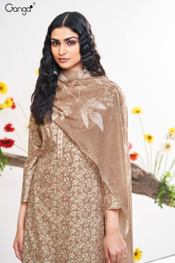 Ganga Fashion Bhavleen S3417 Cotton Salwar Suit S3417-A