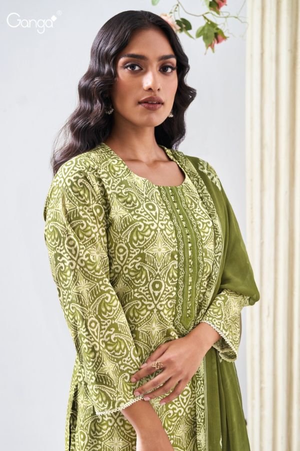 Ganga Fashion Christa S3599 Cotton Ladies Suits S3599-B