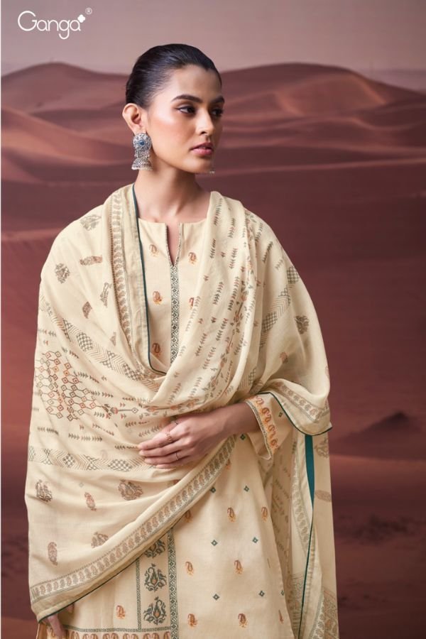 Ganga Fashion Daleyza S3561 Cotton Ladies Salwar Suit S3561-C