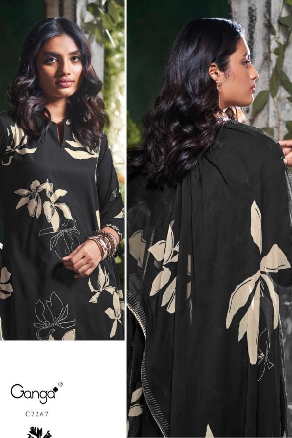 Ganga Fashion Iragai Cotton Ladies Salwar Suit C2267