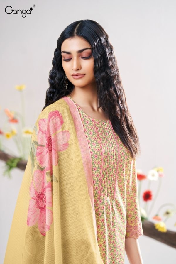Ganga Fashion Irem S3493 Cotton Ladies Suit S3493-B