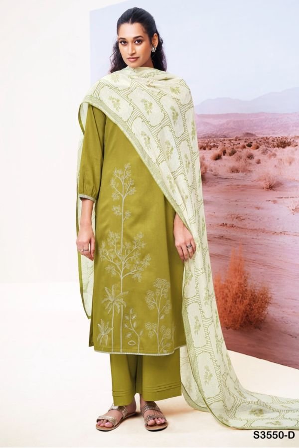 Ganga Fashion Isheeta S3550 Cotton Ladies Salwar Suit S3550-D