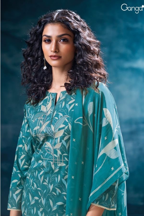 Ganga Fashion Leesha S3577 Cotton Ladies Suit S3577-A