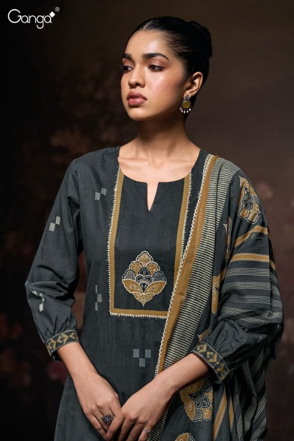 Ganga Fashion Samantha S3637 Cotton Ladies Salwar Suit S3637-B