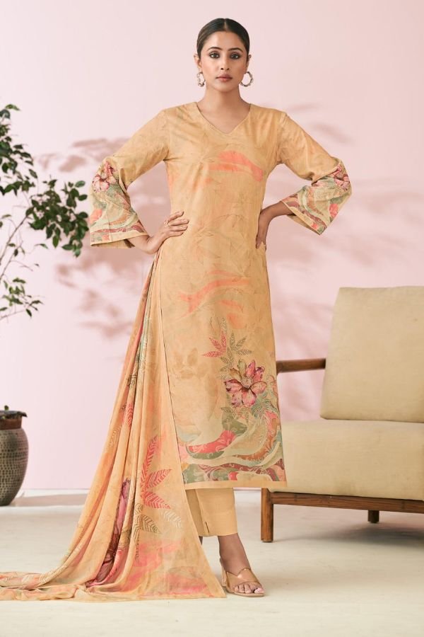 Glossy Simar Kayaa Lawn Cotton Printed Salwar Suit 9065-C