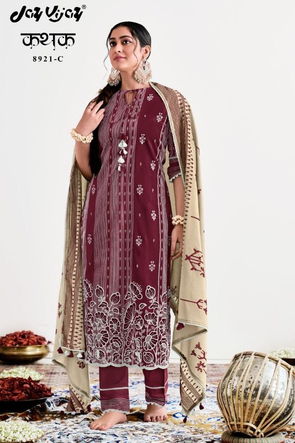 Jay Vijay Prints Kathak 8921 Cotton Salwar Suit 8921-C