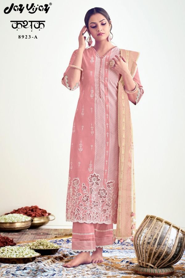 Jay Vijay Prints Kathak 8923 Cotton Salwar Suit 8923-A