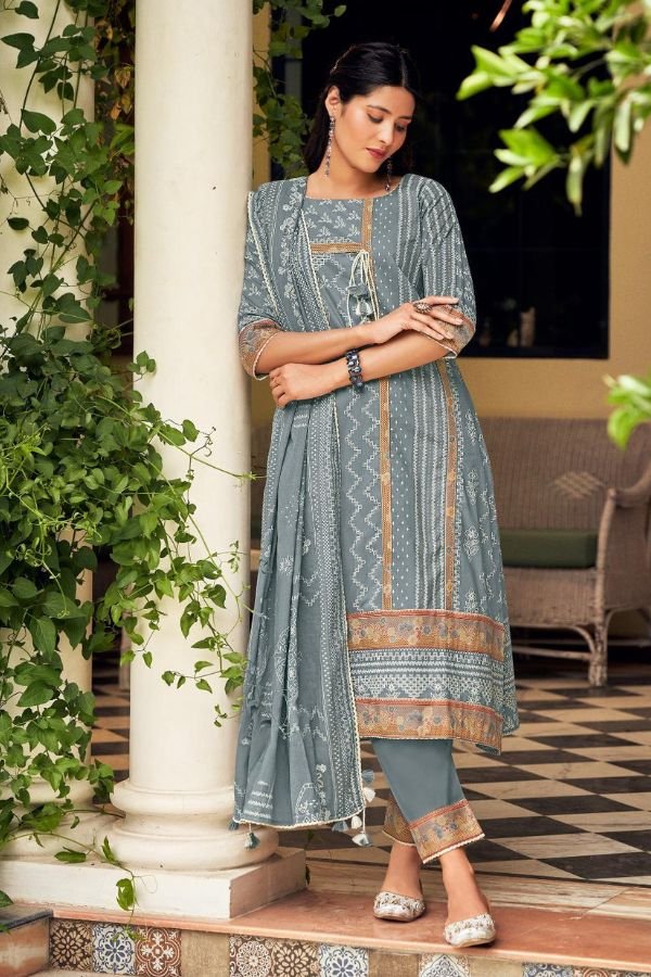 Jay Vijay Prints Roshnika Cotton Ladies Salwar Suit 10164