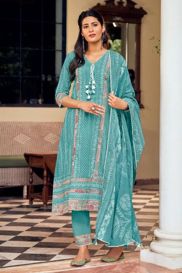 Jay Vijay Prints Roshnika Cotton Ladies Salwar Suit 10166