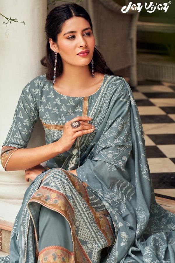 Jay Vijay Prints Roshnika Cotton Ladies Salwar Suit 10164