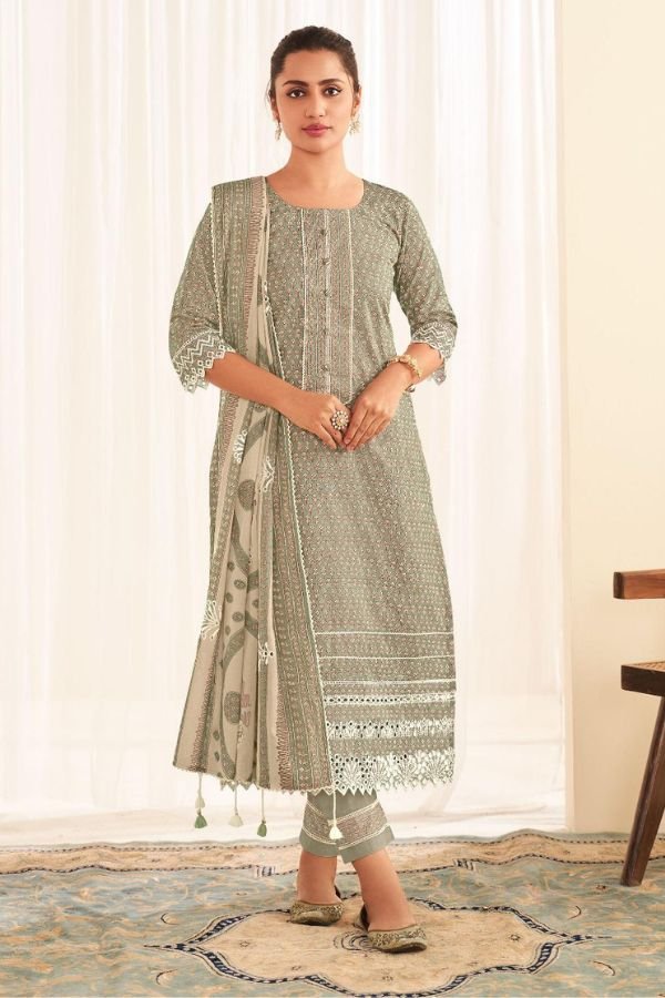 Jay Vijay Prints Saheliya Cotton Unstitched Salwar Suits 9721