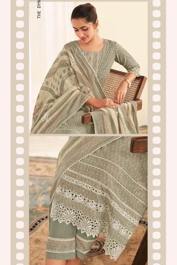 Jay Vijay Prints Saheliya Cotton Unstitched Salwar Suits 9721