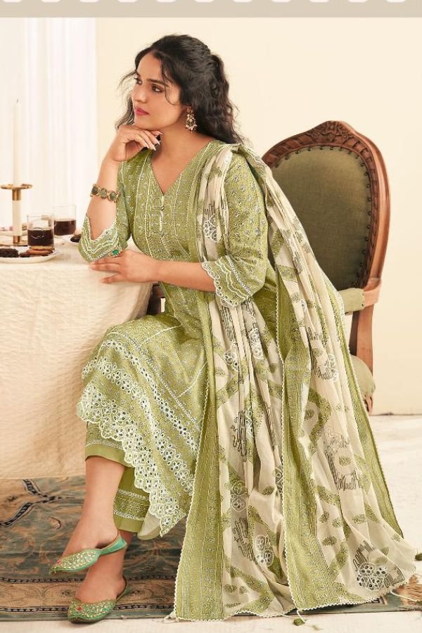 Jay Vijay Prints Saheliya Cotton Unstitched Salwar Suit 9725