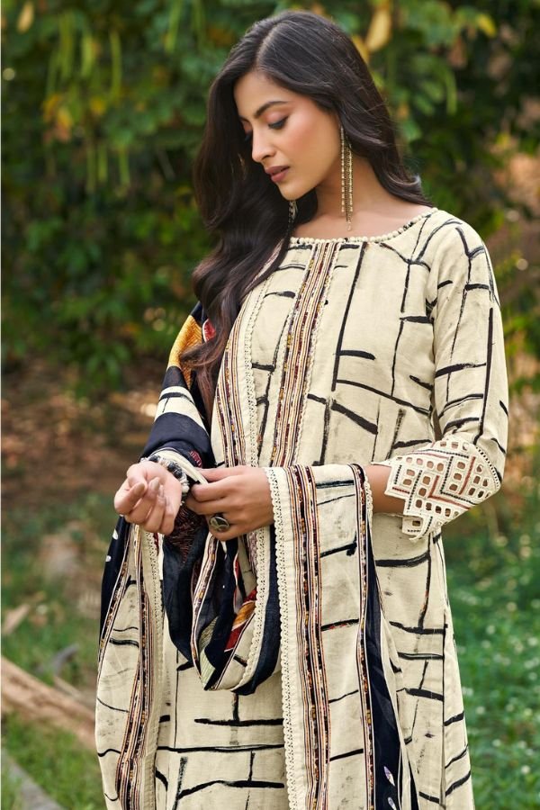Jay Vijay Prints Samora 3246 Pure Linen Salwar Suit 3246-C