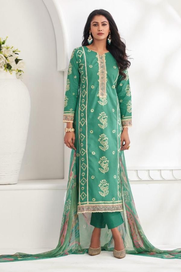 Kesar Karachi Rose 2 Pure Cemric Printed Salwar Suits 87004