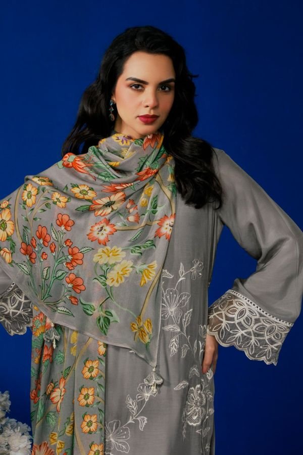 Kimora Fashion Heer Florus Muslin Ladies Salwar Suit 9664