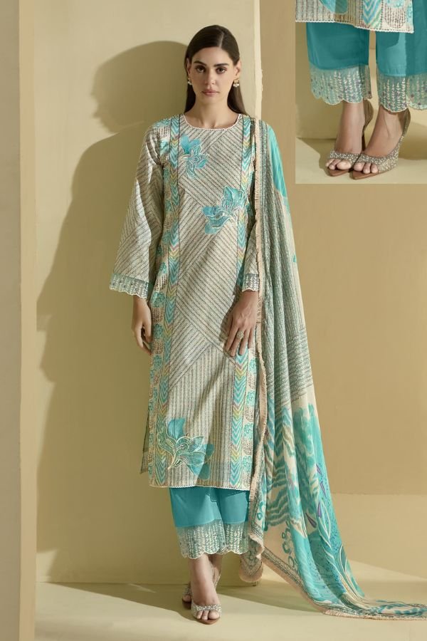 Kimora Fashion Heer Sohni Lily Cotton Salwar Suit 301