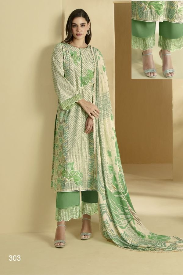 Kimora Fashion Heer Sohni Lily Cotton Salwar Suit 303