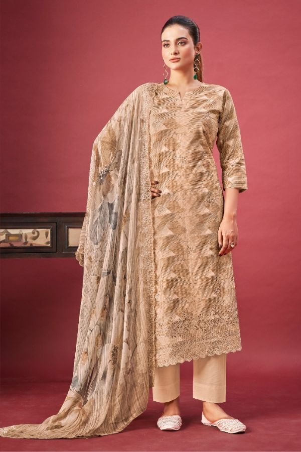Relssa Fabrics Ahren 2 Cotton Ladies Salwar Suit 204