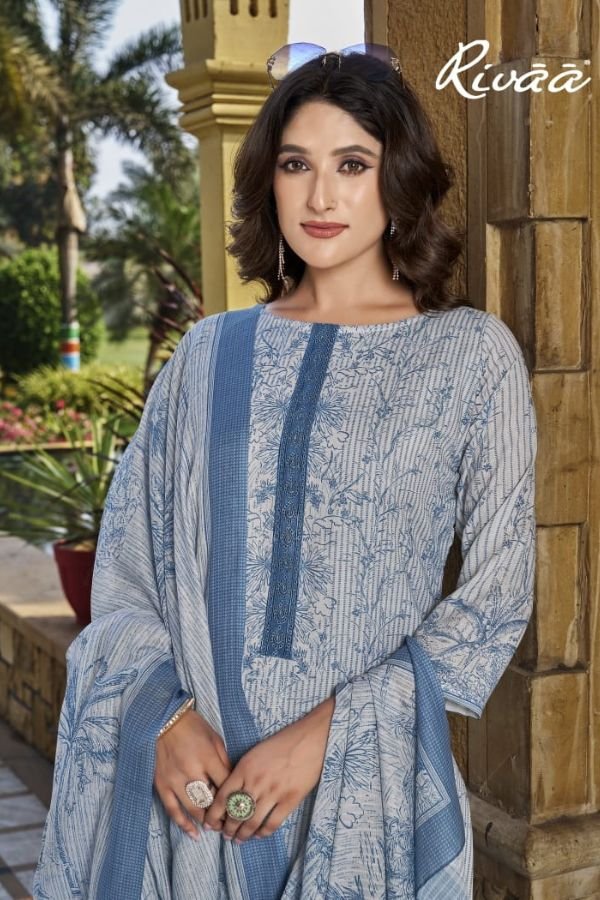 Rivaa Leena-5 Linen Printed Salwar Suit 3846-A