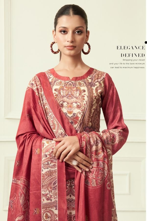 Rupali Fashion Eden Garden Muslin Printed Salwar Suit 2602
