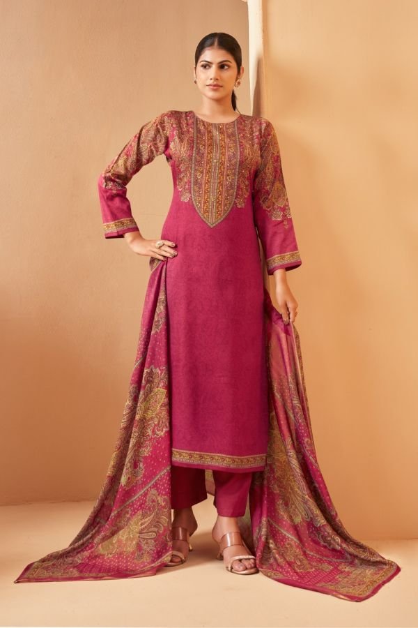 Rupali Fashion Raziya Jaam Satin Printed Salwar Suit 2601