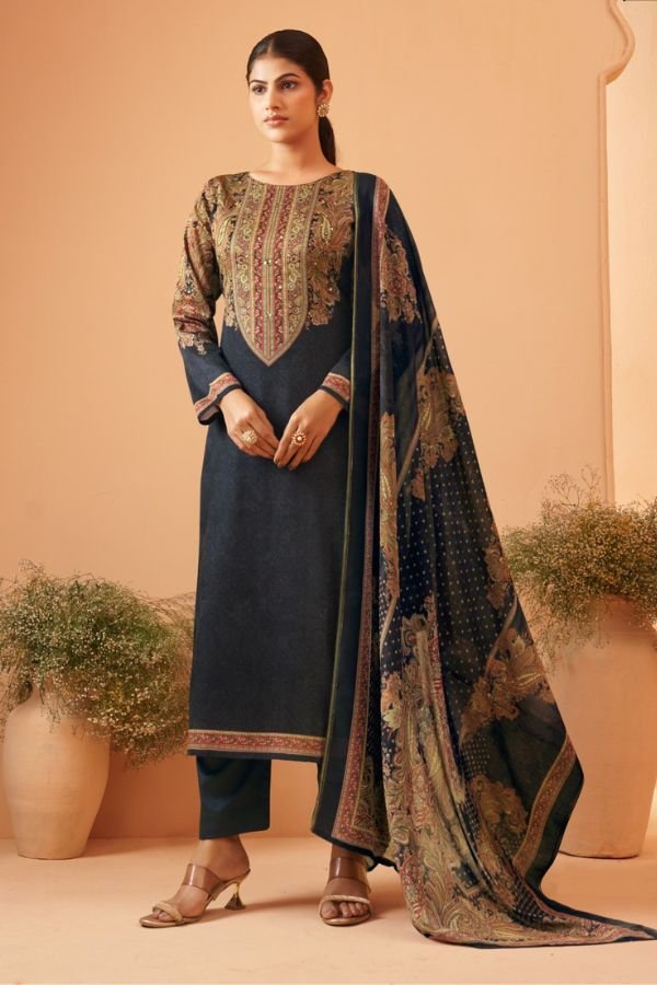 Rupali Fashion Raziya Jaam Satin Printed Salwar Suit 2603