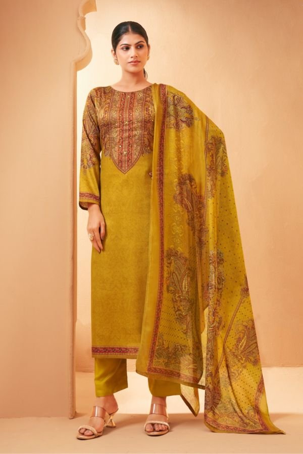 Rupali Fashion Raziya Jaam Satin Printed Salwar Suit 2604