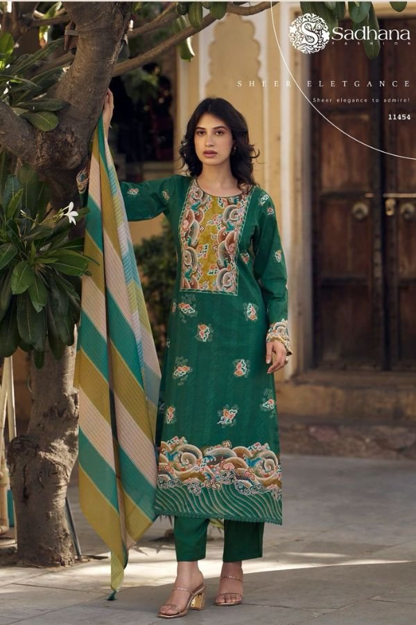 Sadhana Fashion SOL Pure Lawn Cotton Salwar Suit 11454