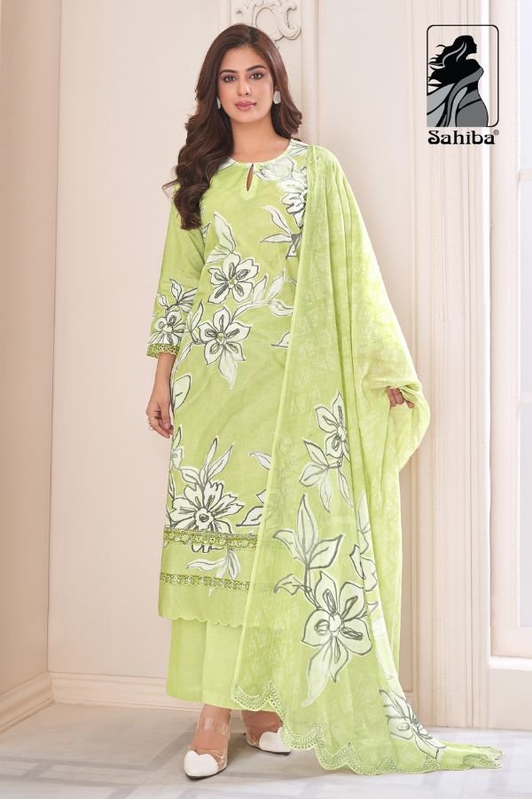 Sahiba Nainika Pure Cotton Lawn Ladies Printed Suit 603