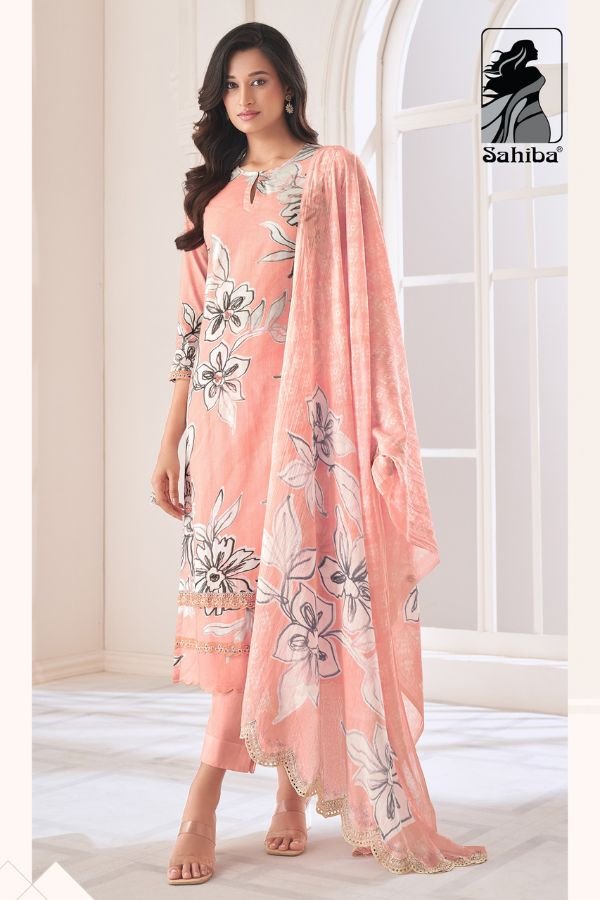 Sahiba Nainika Pure Cotton Lawn Ladies Printed Suit 692