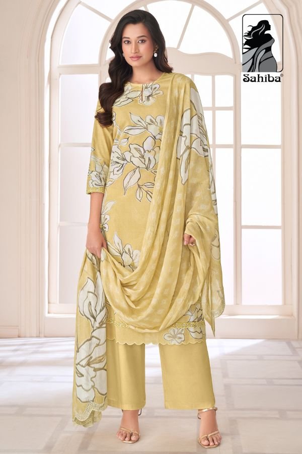 Sahiba Nainika Pure Cotton Lawn Ladies Printed Suit 695