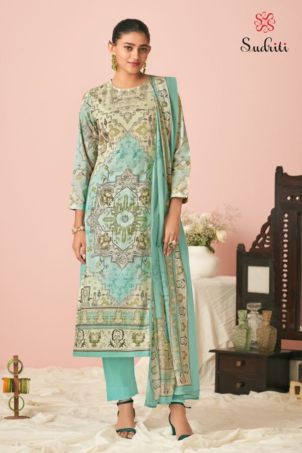 Sahiba Sudriti Harnoor Cotton Printed Salwar Suit 1636