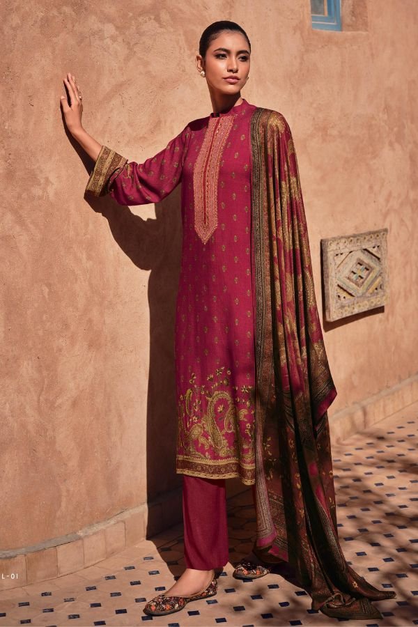 Varsha Fashions Ella Muslin Printed Salwar Suits EL-01