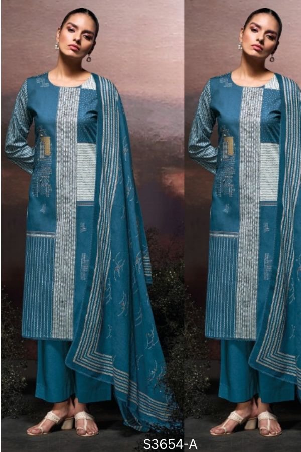 Ganga Fashion Afira S3654 Cotton Ladies Suit S3654-A