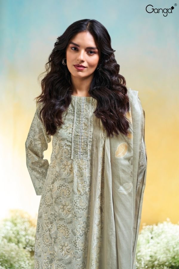 Ganga Fashion Anvee S3630 Cotton Ladies Suit S3630-D