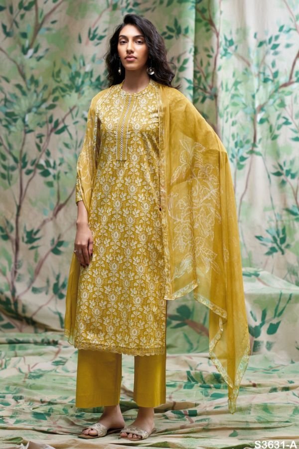 Ganga Fashion Bexley S3631 Cotton Ladies Suit S3631-A
