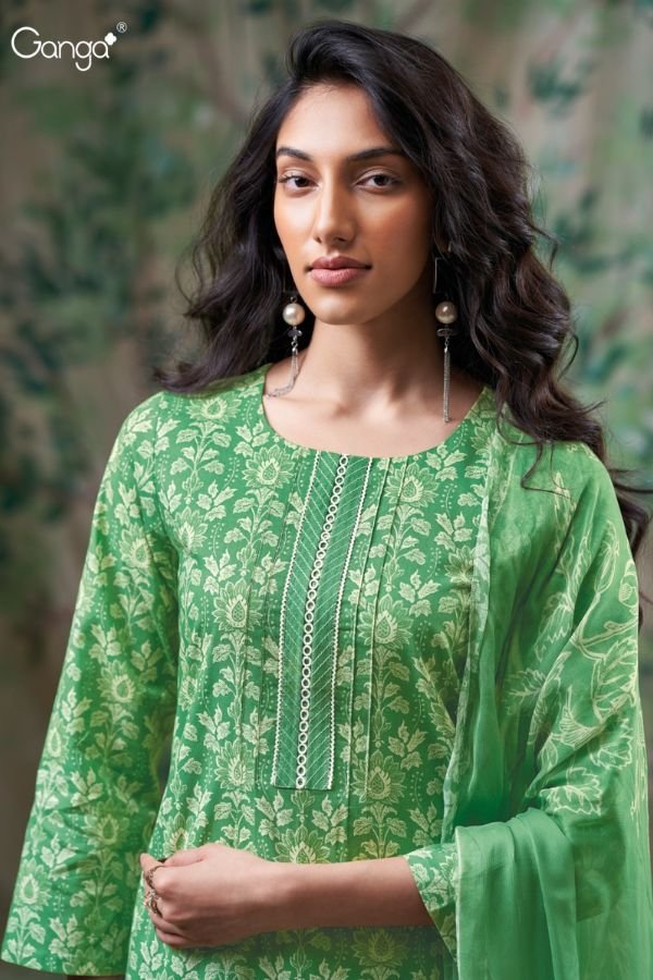 Ganga Fashion Bexley S3631 Cotton Ladies Suit S3631-D