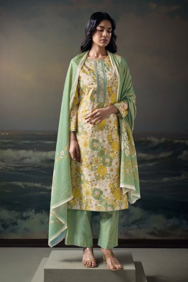 Ganga Fashion Chahana S3629 Cotton Ladies Suits S3629-A