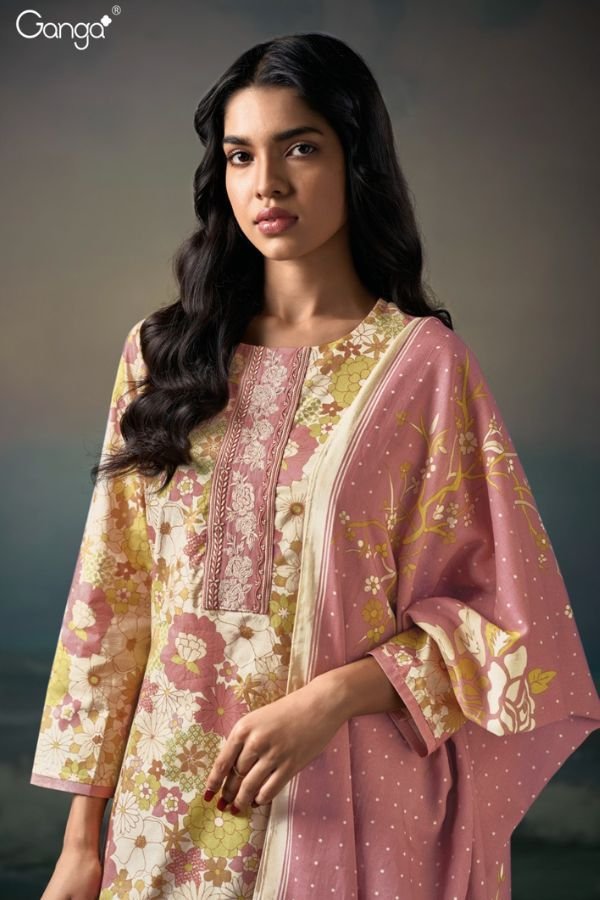 Ganga Fashion Chahana S3629 Cotton Ladies Suits S3629-B