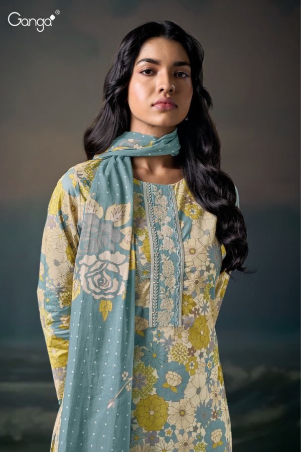 Ganga Fashion Chahana S3629 Cotton Ladies Suits S3629-C