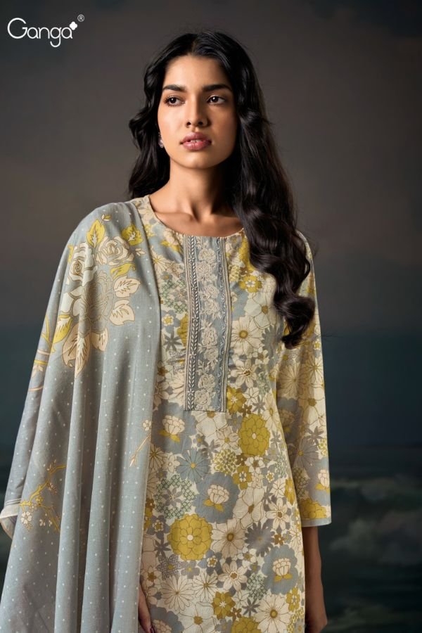 Ganga Fashion Chahana S3629 Cotton Ladies Suits S3629-D