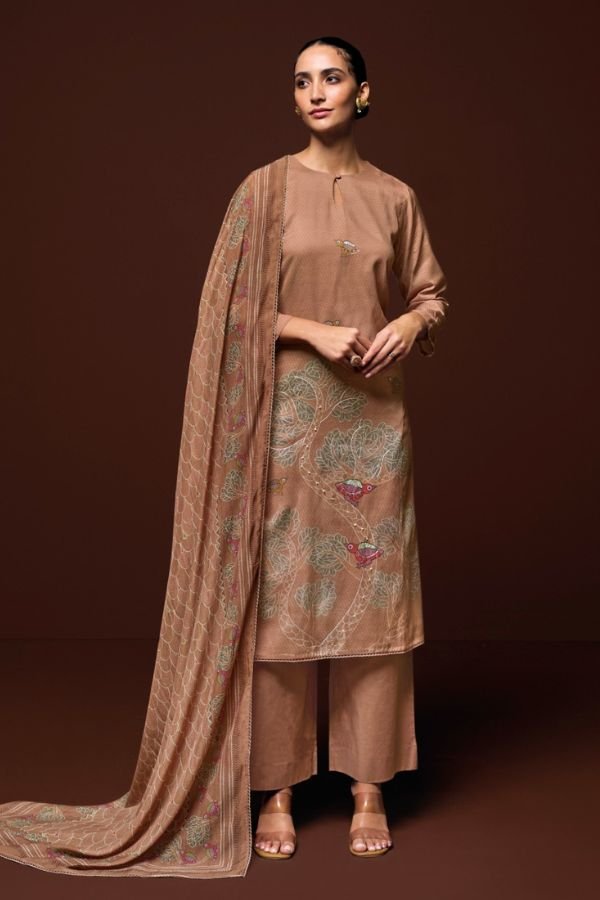 Ganga Fashion Dyuthi S3615 Mul Ladies Suit S3615-A