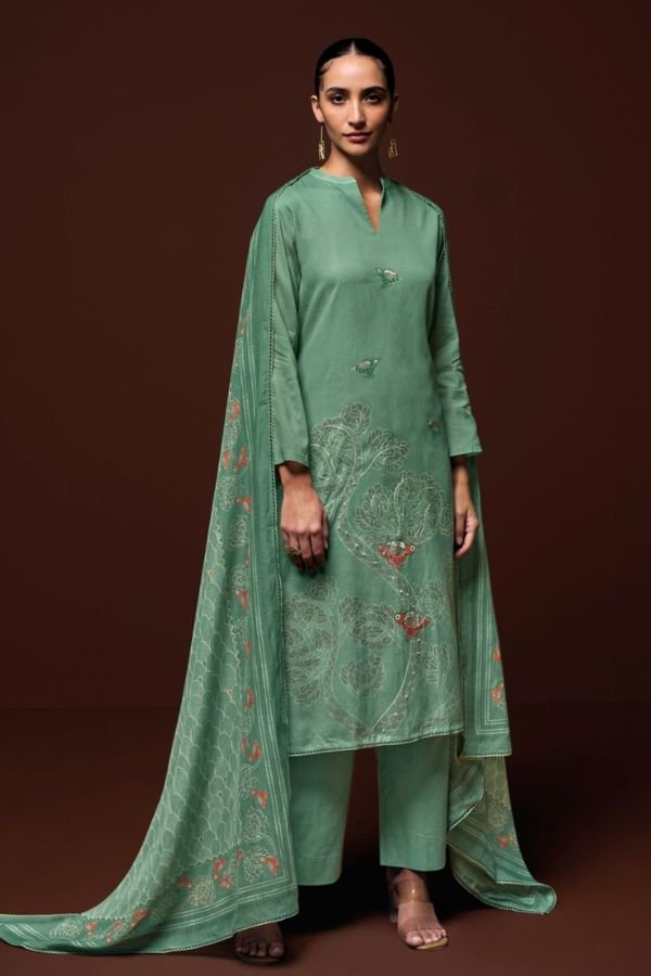 Ganga Fashion Dyuthi S3615 Mul Ladies Suit S3615-C