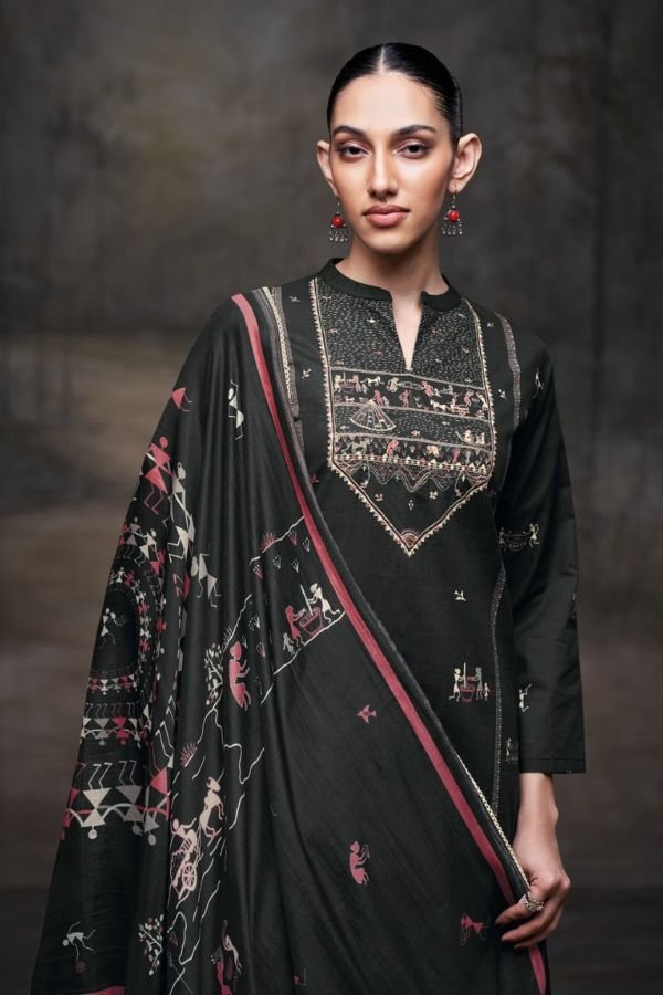 Ganga Fashion Ipsita S3678 Cotton Ladies Suit S3678-A