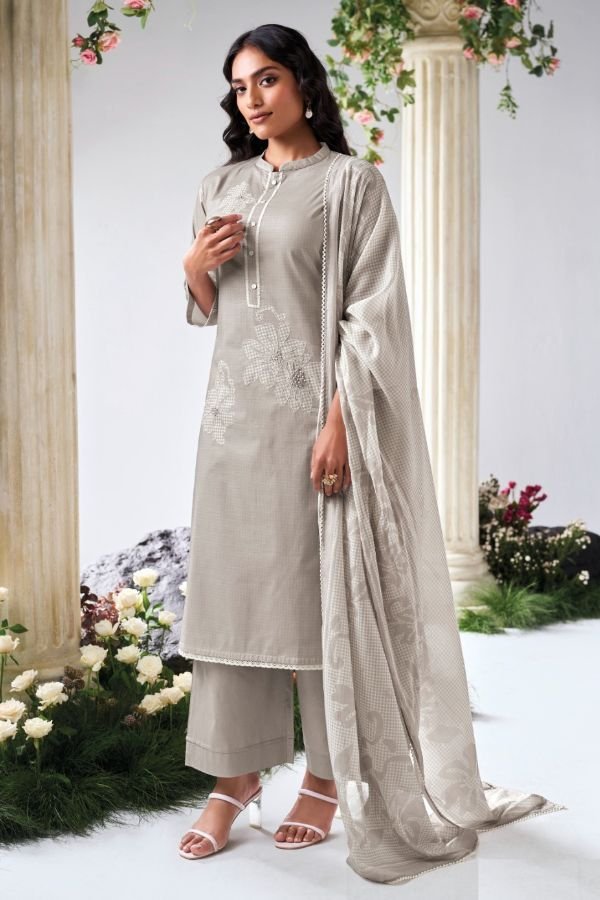 Ganga Fashion Iyana S3667 Cotton Linen Salwar Suits S3667-C