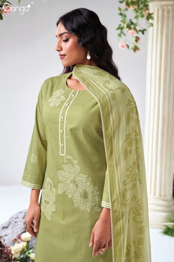 Ganga Fashion Iyana S3667 Cotton Linen Salwar Suits S3667-B
