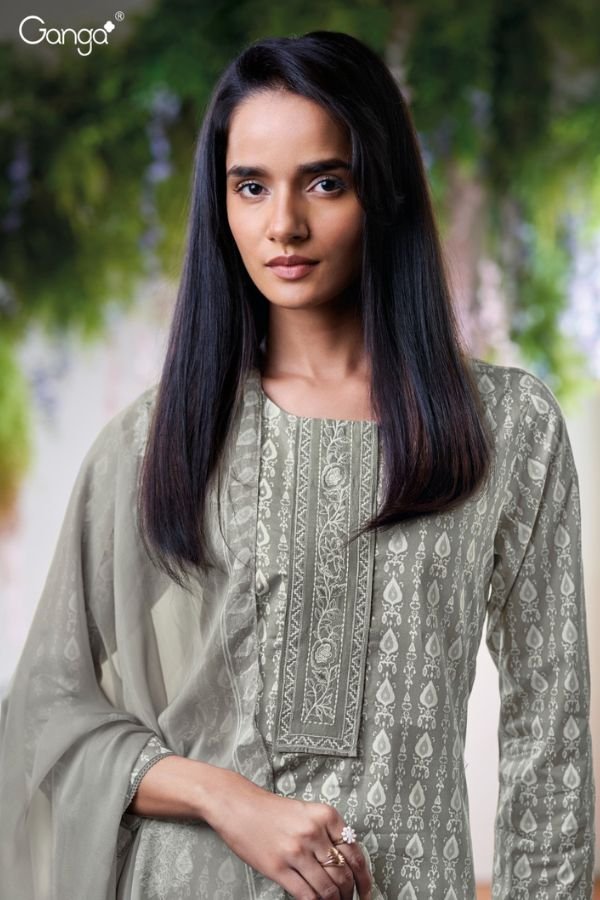 Ganga Fashion Kaelis S3627 Cotton Ladies Suits S3627-A
