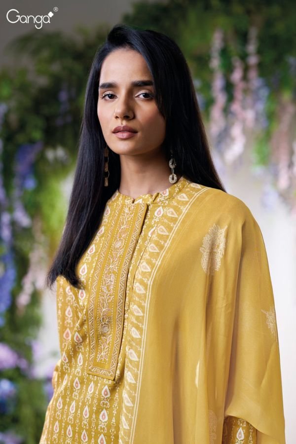 Ganga Fashion Kaelis S3627 Cotton Ladies Suit S3627-D